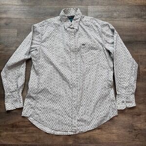 Wrangler 20X Competition Geometric Print Long Sleeve‎ Western Shirt